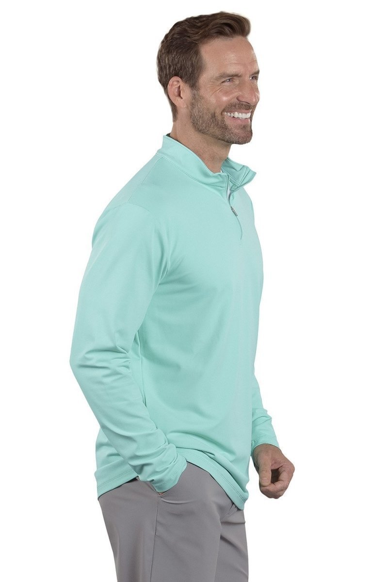 Men's Golf Top | Keith Performance Pullover Oasis | Covel