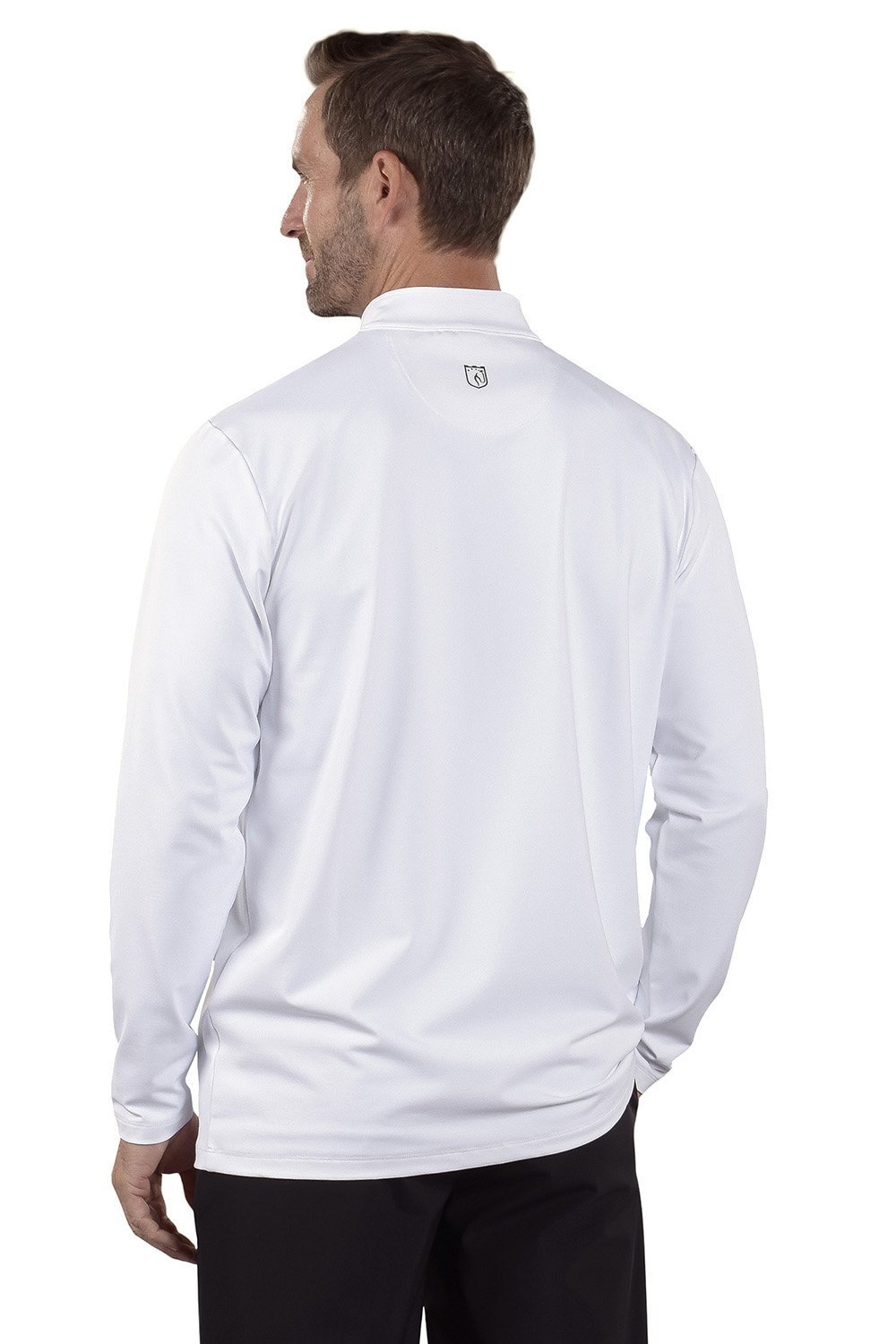 Ploknplq Men's Leisure Compression Shirt Brush Solid Relaxed